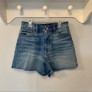 A-Line Cutoff Shorts